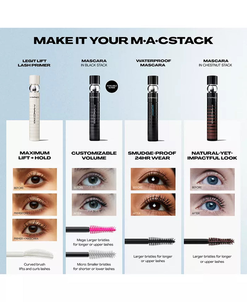 stack Mascara in Superstack Mega Brush- Black Stack