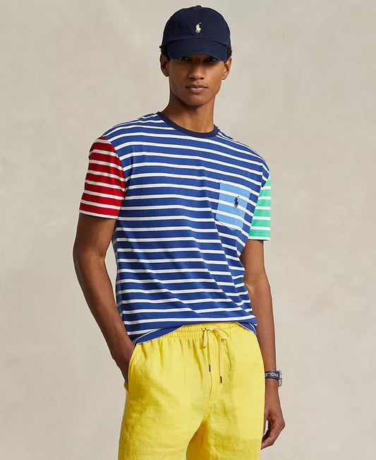 Men'S Classic-Fit Striped Jersey T-Shirt