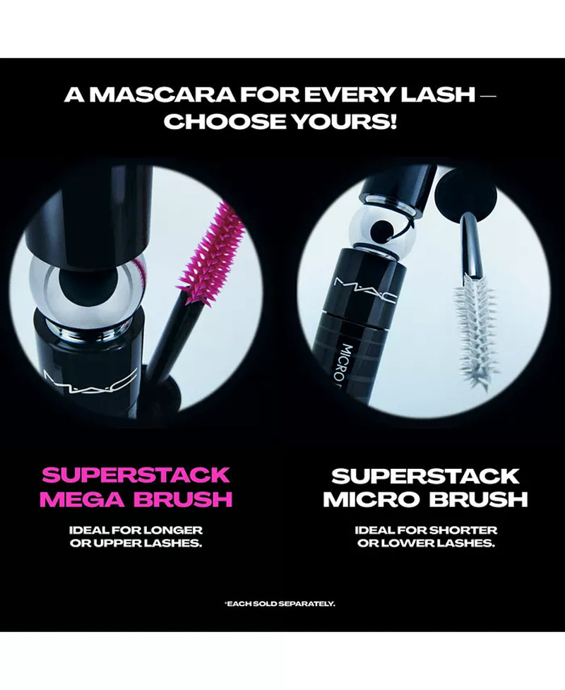 stack Mascara in Superstack Mega Brush- Black Stack