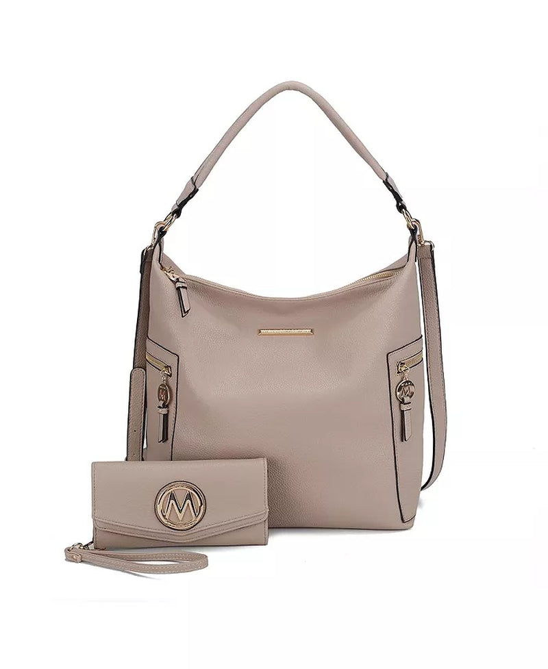 Ophelia Hobo Bag with Wallet by Mia K